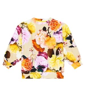 Molo Monti Cardboard Roses Sweatshirt Size 12